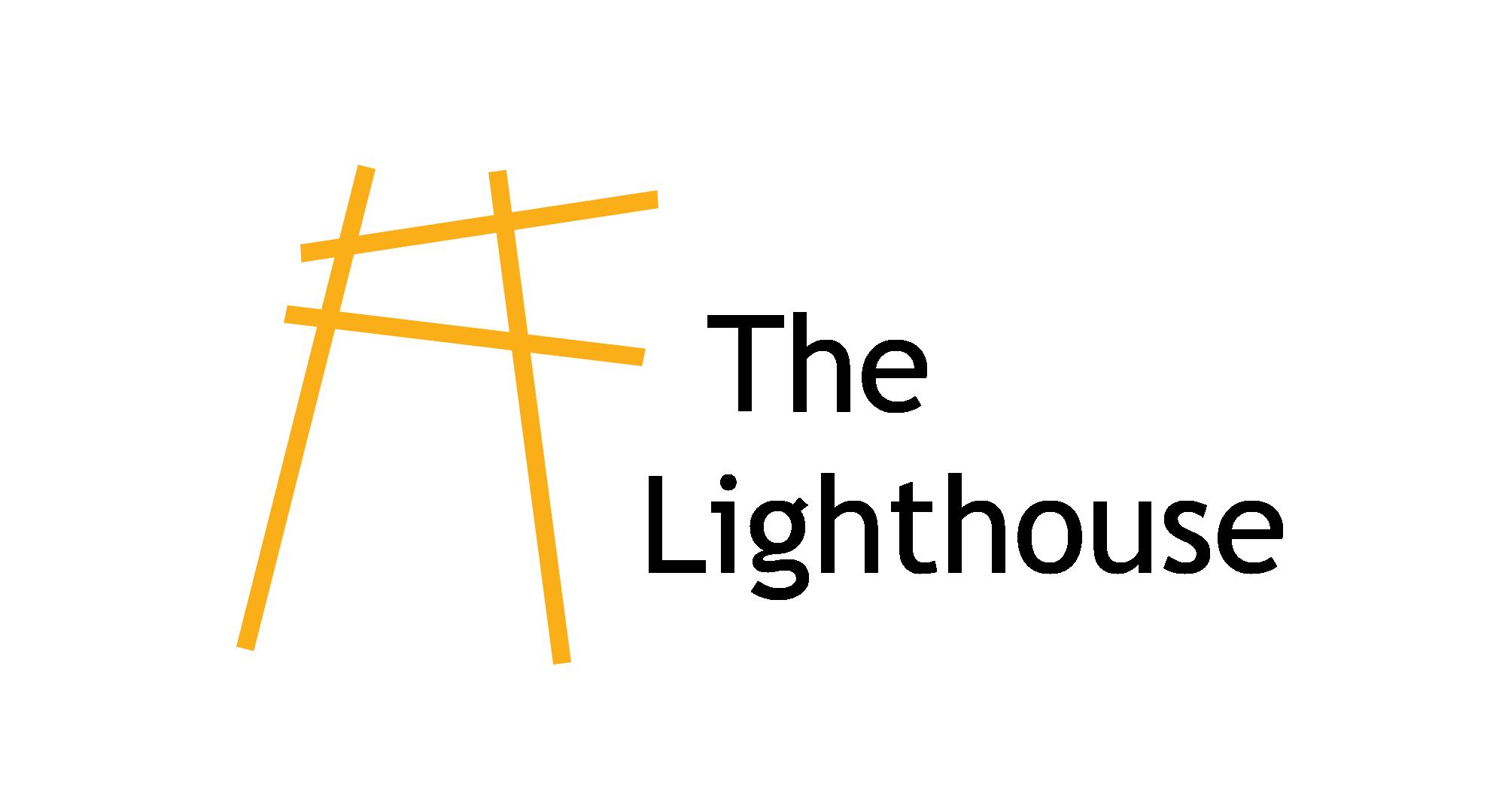 site logo with black text